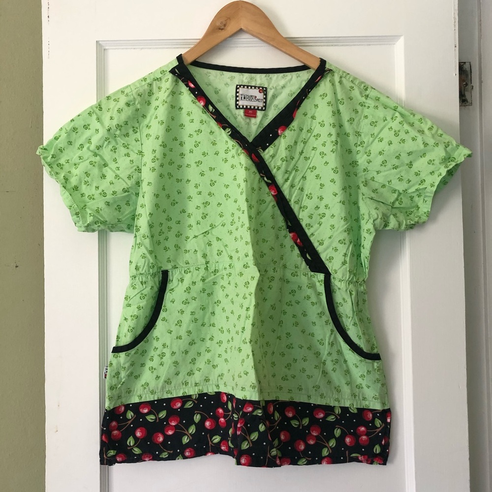 Mary Engelbreit scrub top, size M